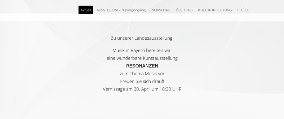 Landesmusikausstellung Bayern - Galerie Freyungen